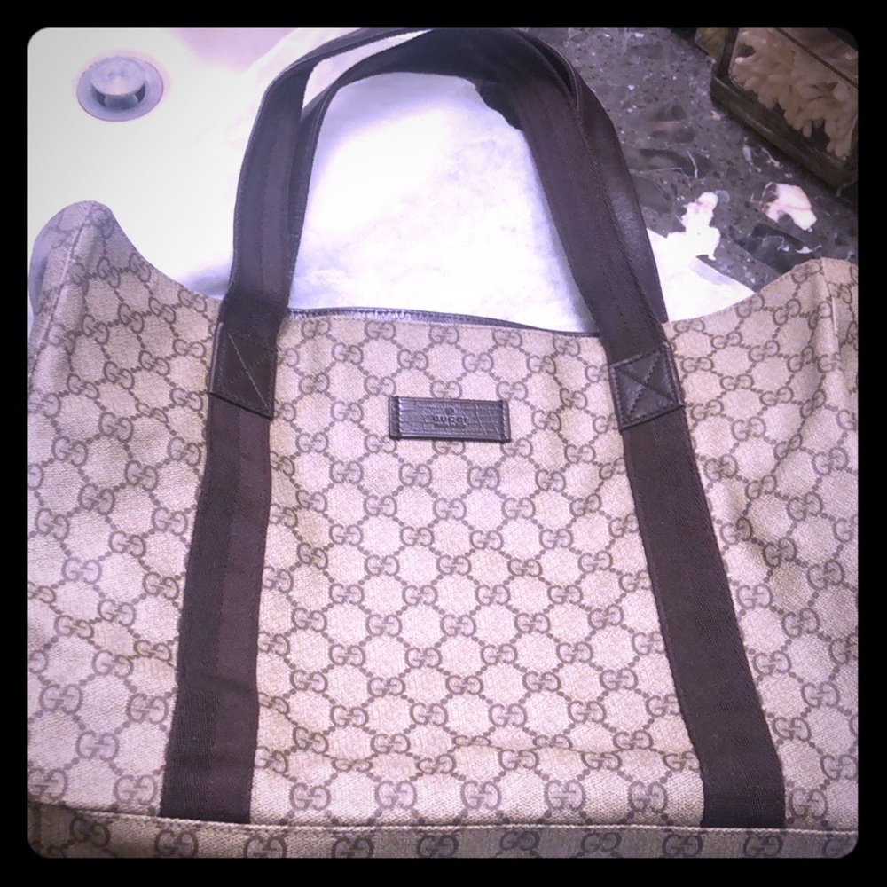 Gucci duffle laptop bag